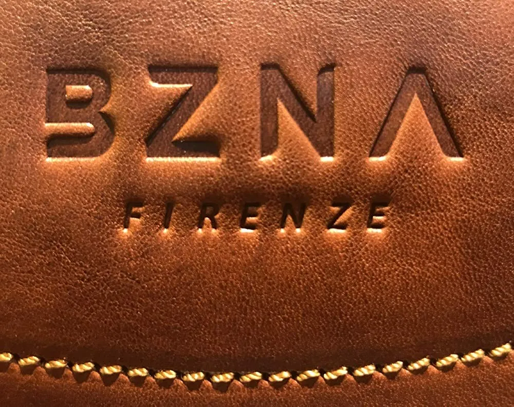 BZNA Firenze Bag Domenico Piccolo braun Trolley Weekender Rollkoffer Reisetasche Business Bag Italy Handtasche Tasche Leder Neu
