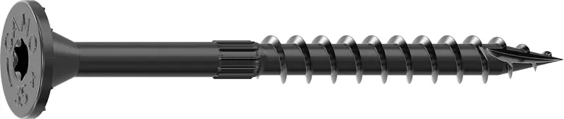 Camo 0366190 Structural Screw, 5/16 in Thread, 3-1/2 in L, Flat Head, Star Drive, Sharp Point, PROTECH Ultra 4 Coated :CD10: QUANTITY: 1