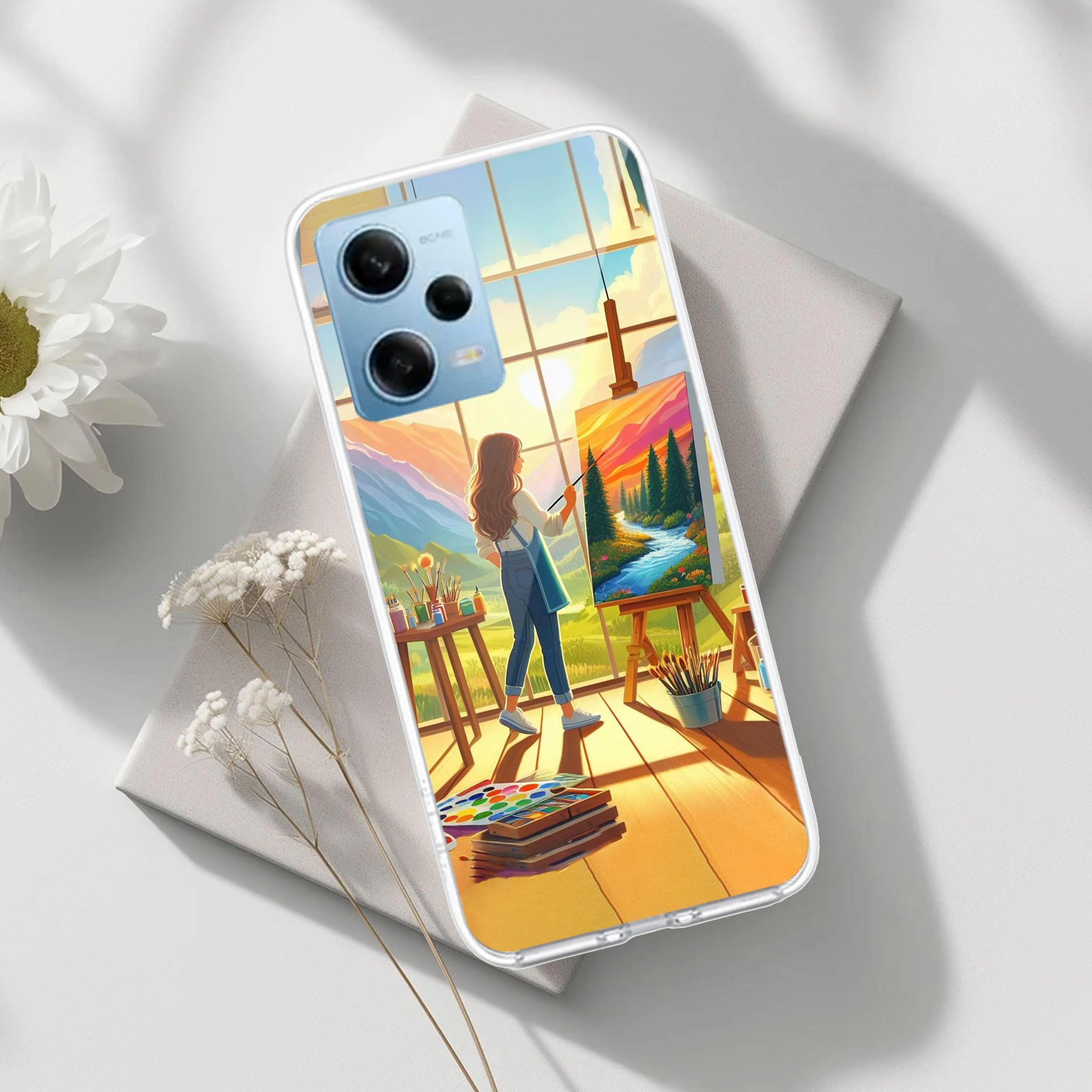 Canvas of Dreams Transparent Silicon Case For Redmi/Xiaomi