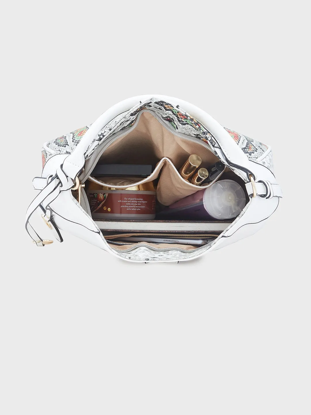Caprese Archie Hobo Medium White