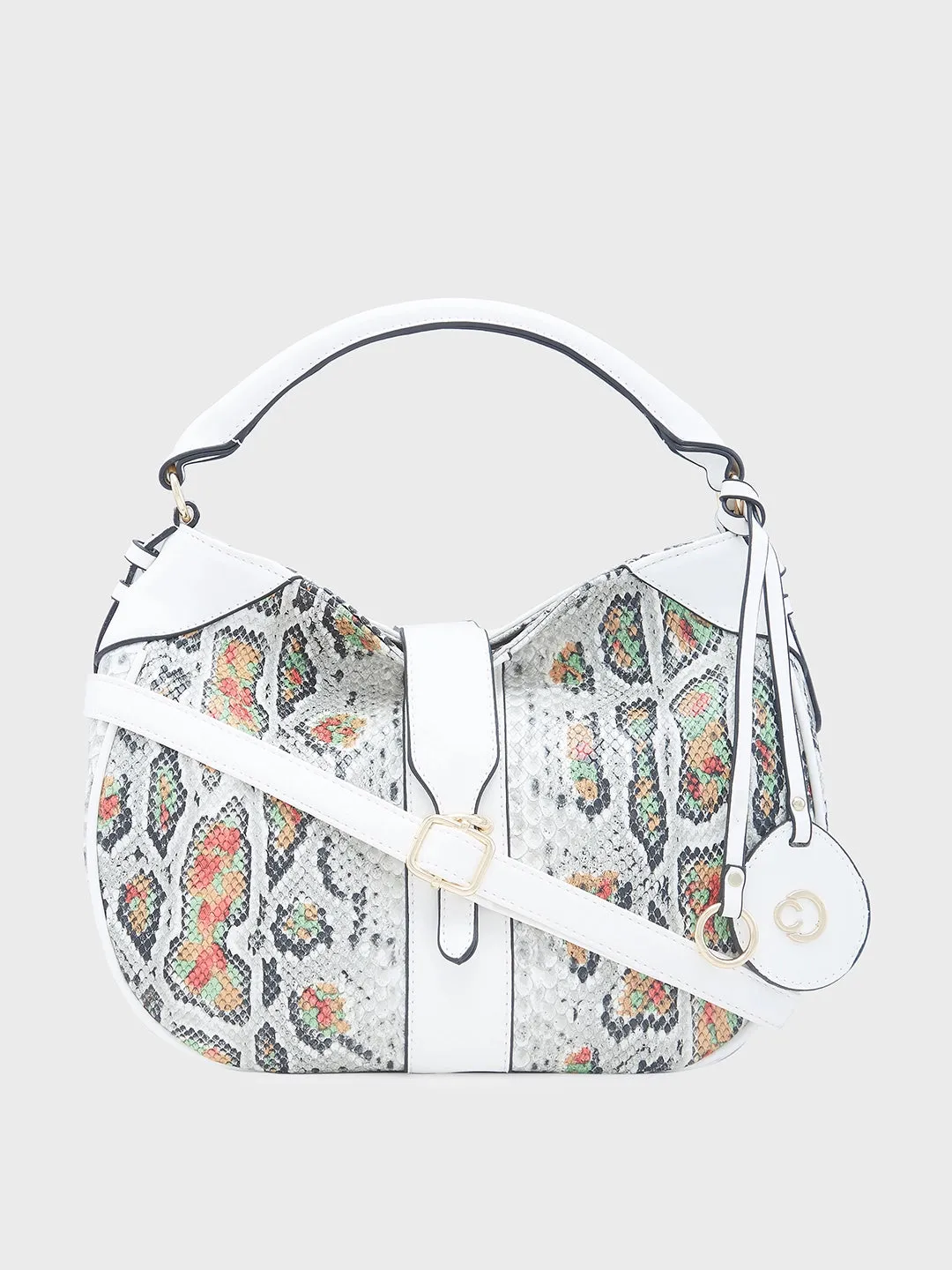 Caprese Archie Hobo Medium White