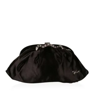 Cesare Paciotti Women's Handbag Small Satin Evening W/ Crystals (CP1522)