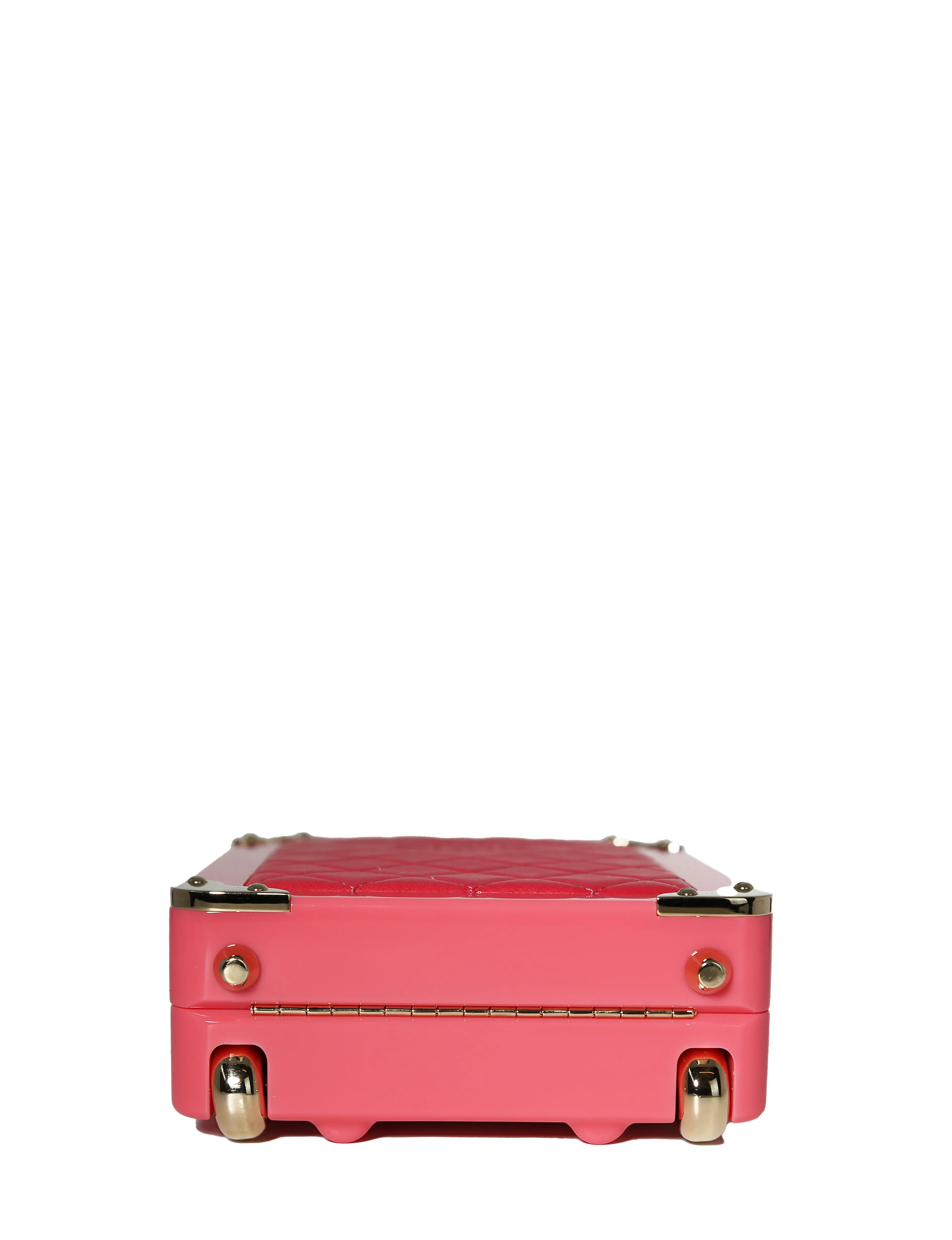 CHANEL 2016 SS Trolley Pink Minaudiere
