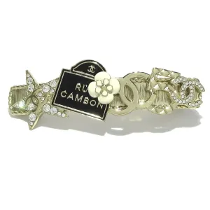Chanel Coco / Camellia Gold Black