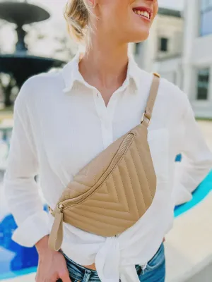 Charlotte Quilted Belt Bag