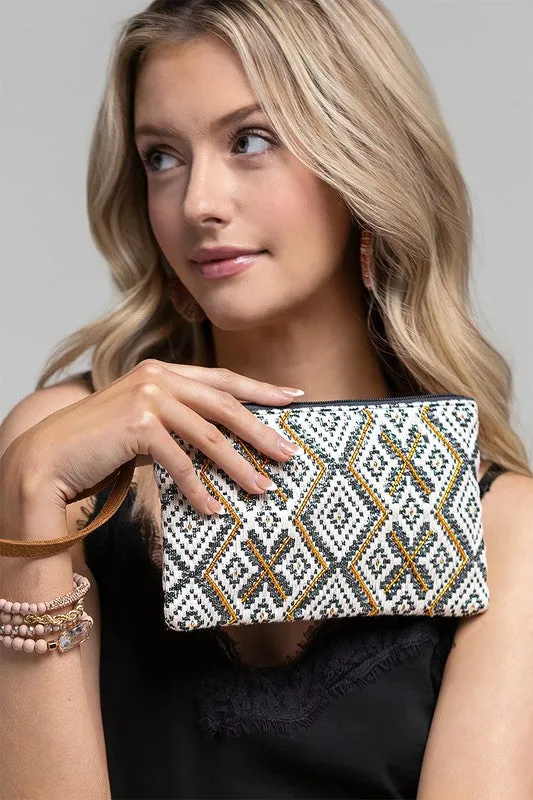 COLORADO ETHNIC PATTERNED WRISTLET