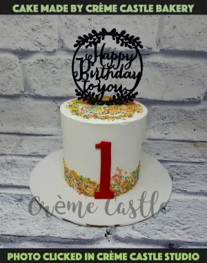Colorful Sprinkles Cake
