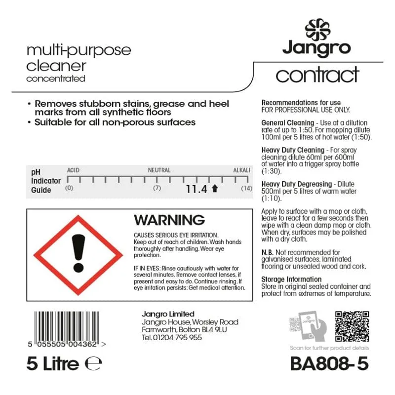 Contract Multi Purpose Cleaner 5L
