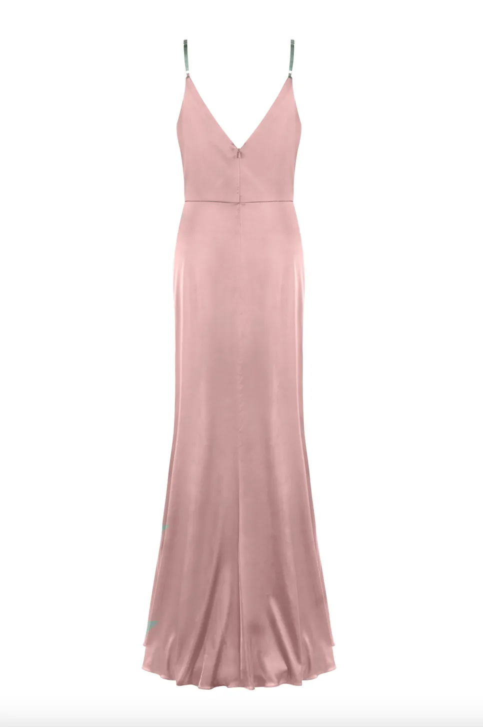 Cora Bridesmaid Dress In Blush Satin