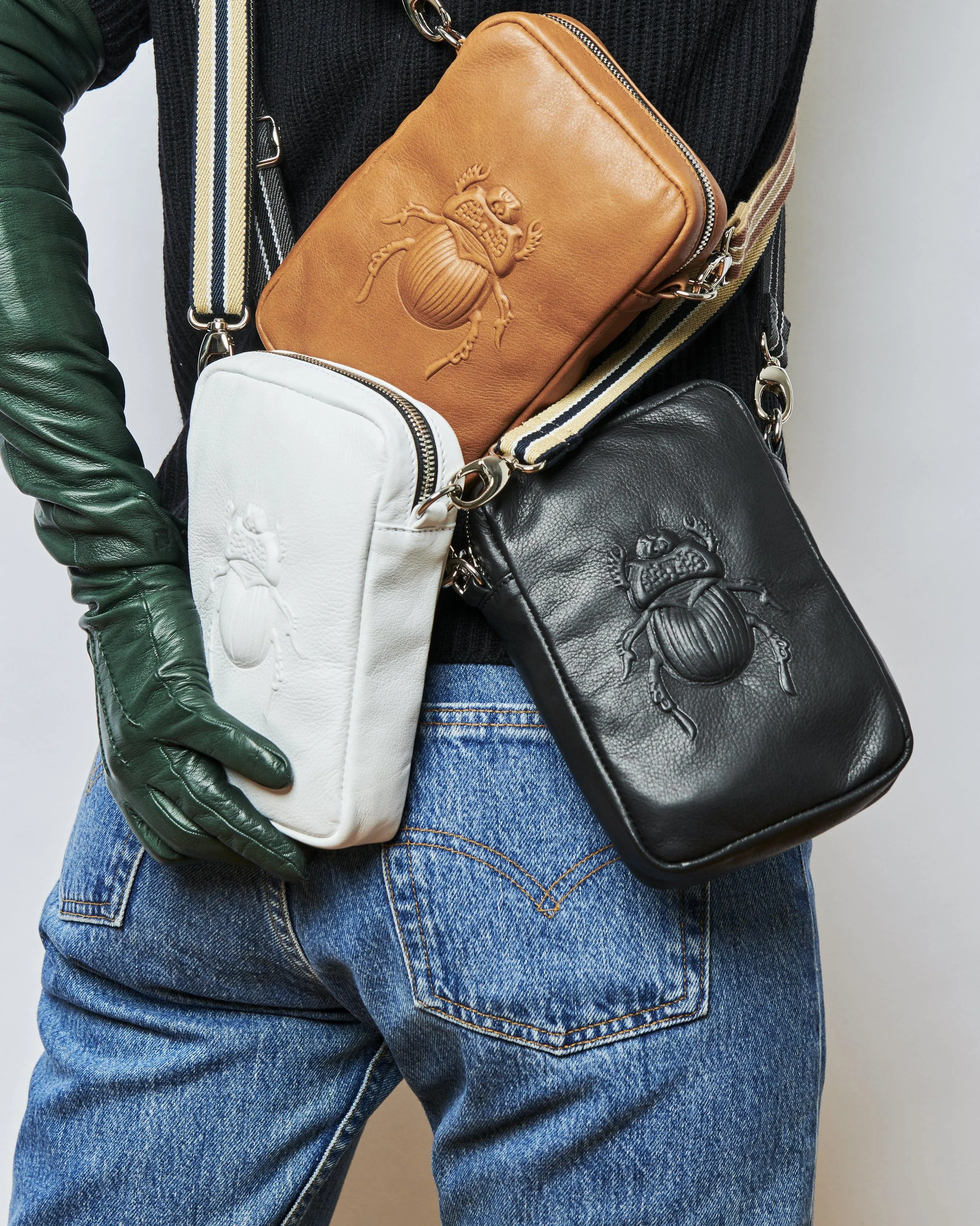 Crossbody Bag - Scarabmotive Black