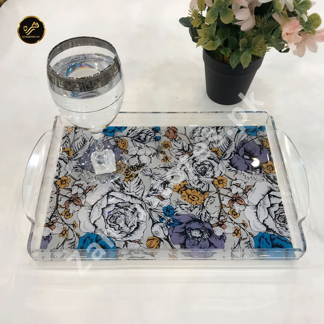 Crystal Serving Tray CT-02 (Medium)