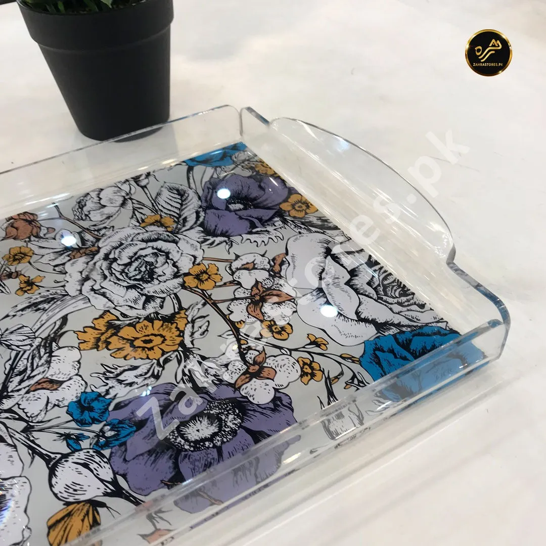 Crystal Serving Tray CT-02 (Medium)