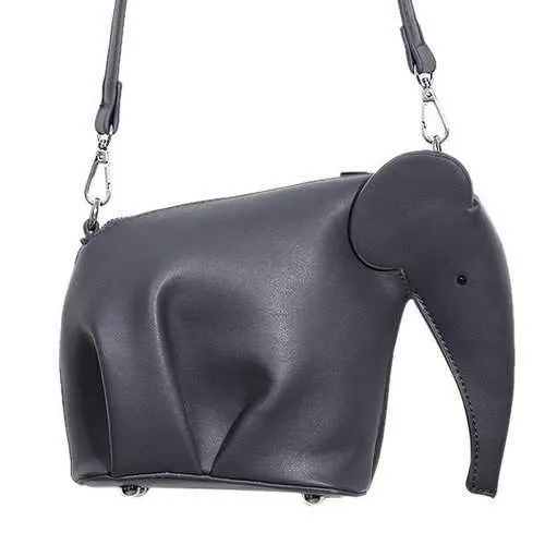 Cute Solid Color and Zip Design Crossbody Bag For Women - Gray