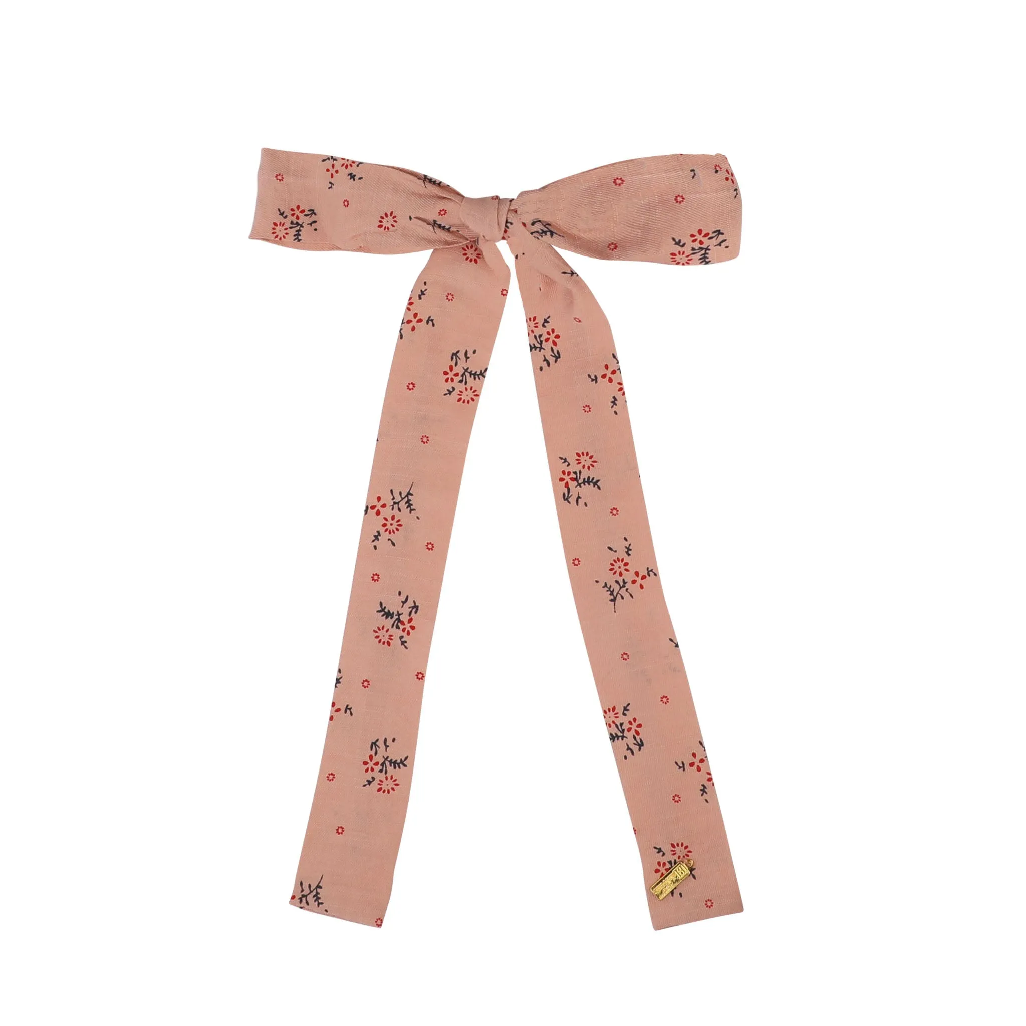 Dainty Floral Narrow Long Bow