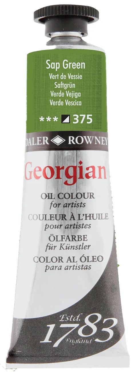 Daler Rowney Georgian Oil Paint - Sap Green