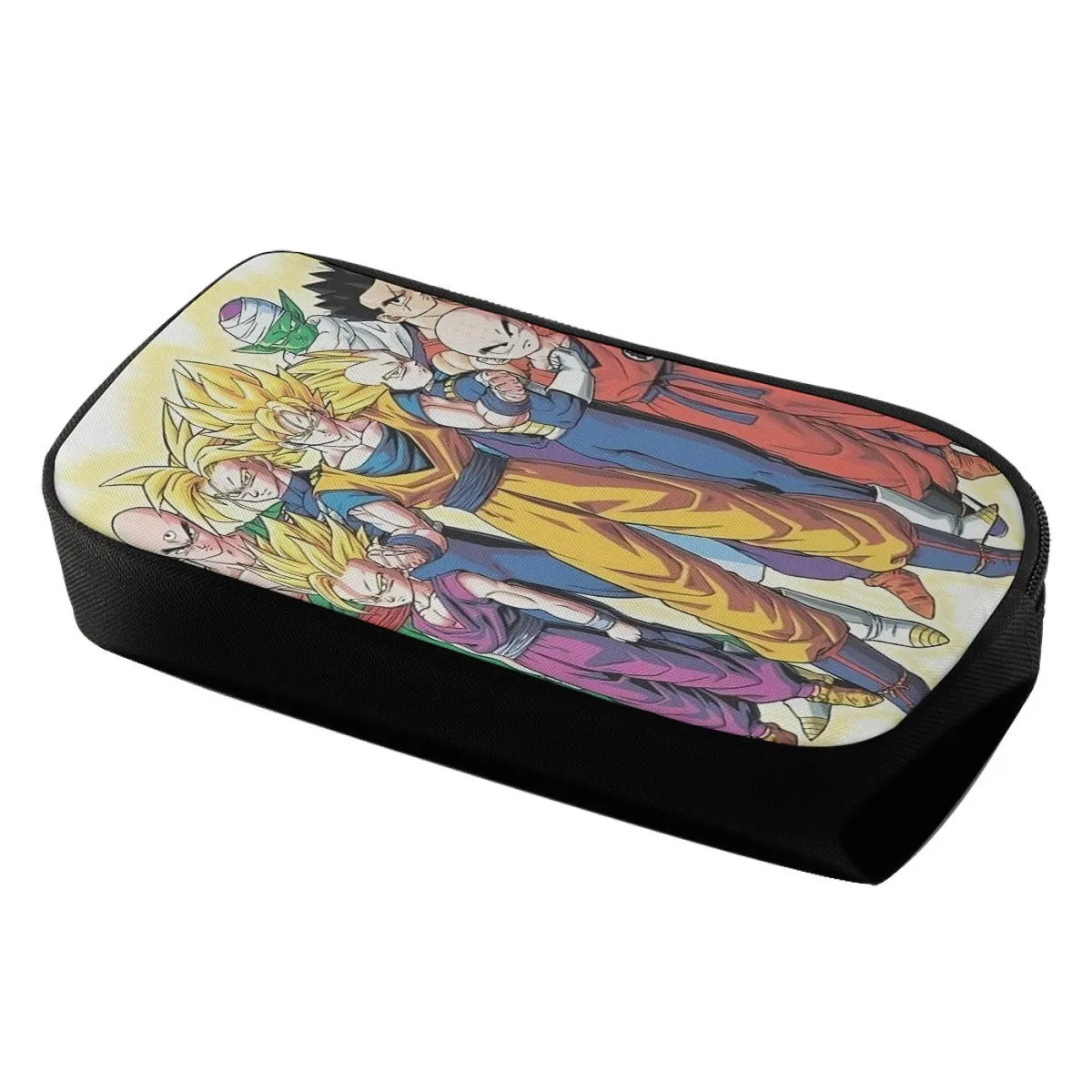 DBZ Goku Vegeta Super Saiyan Krillin Piccolo All Heroes Vibrant Design Pencil Bag