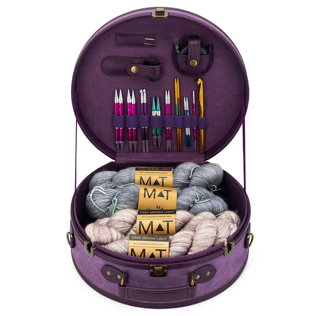 della Q Maker's Hat Box - Sage