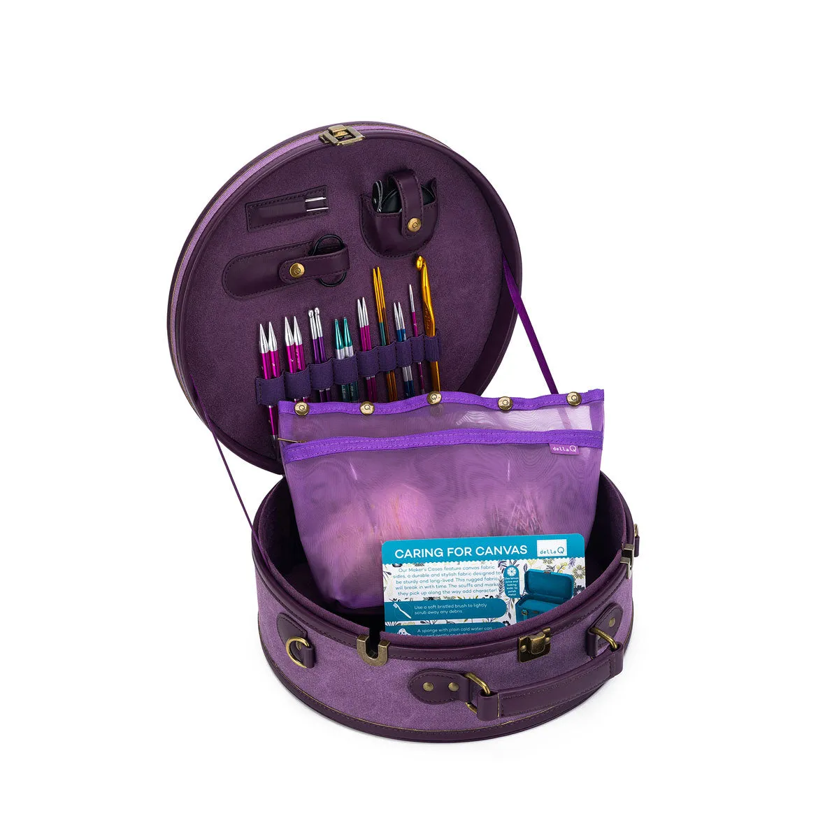 della Q Maker's Hat Box - Sage