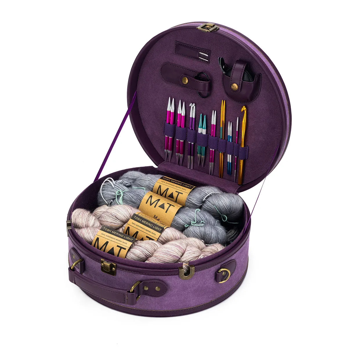 della Q Maker's Hat Box - Sage