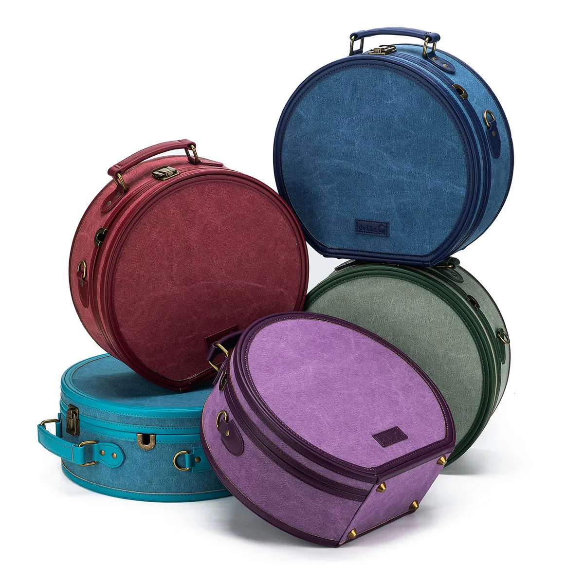 della Q Maker's Hat Box - Sage