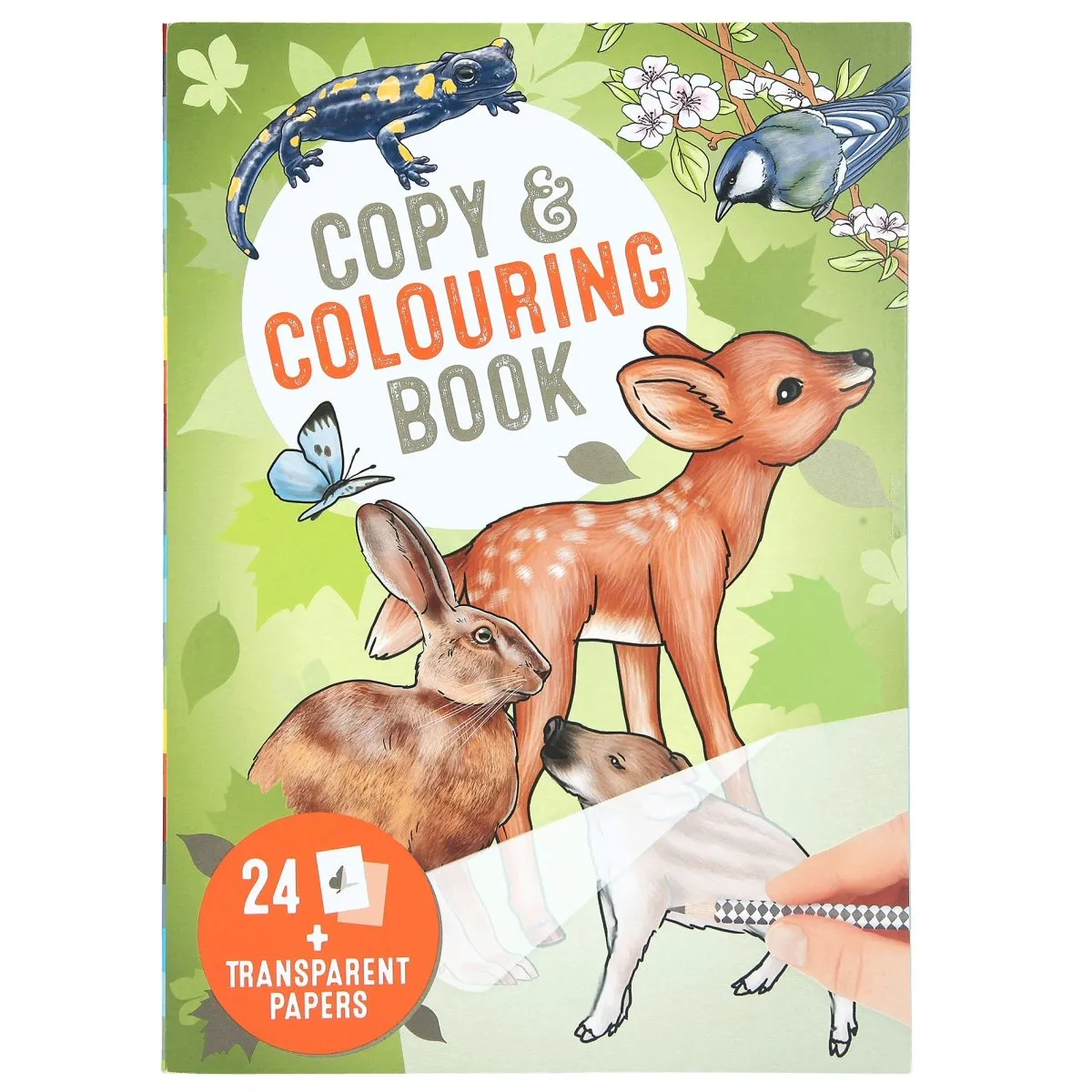 Depesche Wildlife Copy & Colouring Book