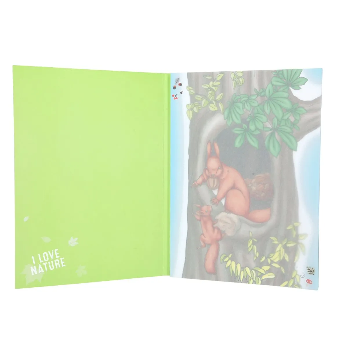 Depesche Wildlife Copy & Colouring Book