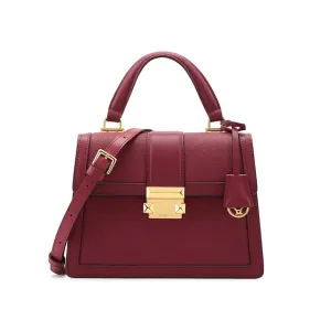Designer Leather Tote Shoulder Messenger Handbag