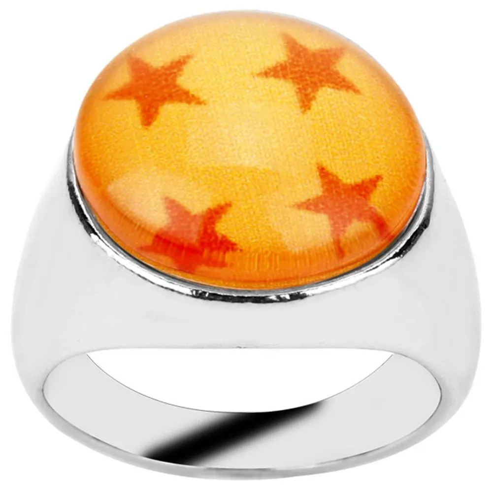 Dragon Ball Goku Z Stars Rings for Men Women Cosplay Punk Jewelry