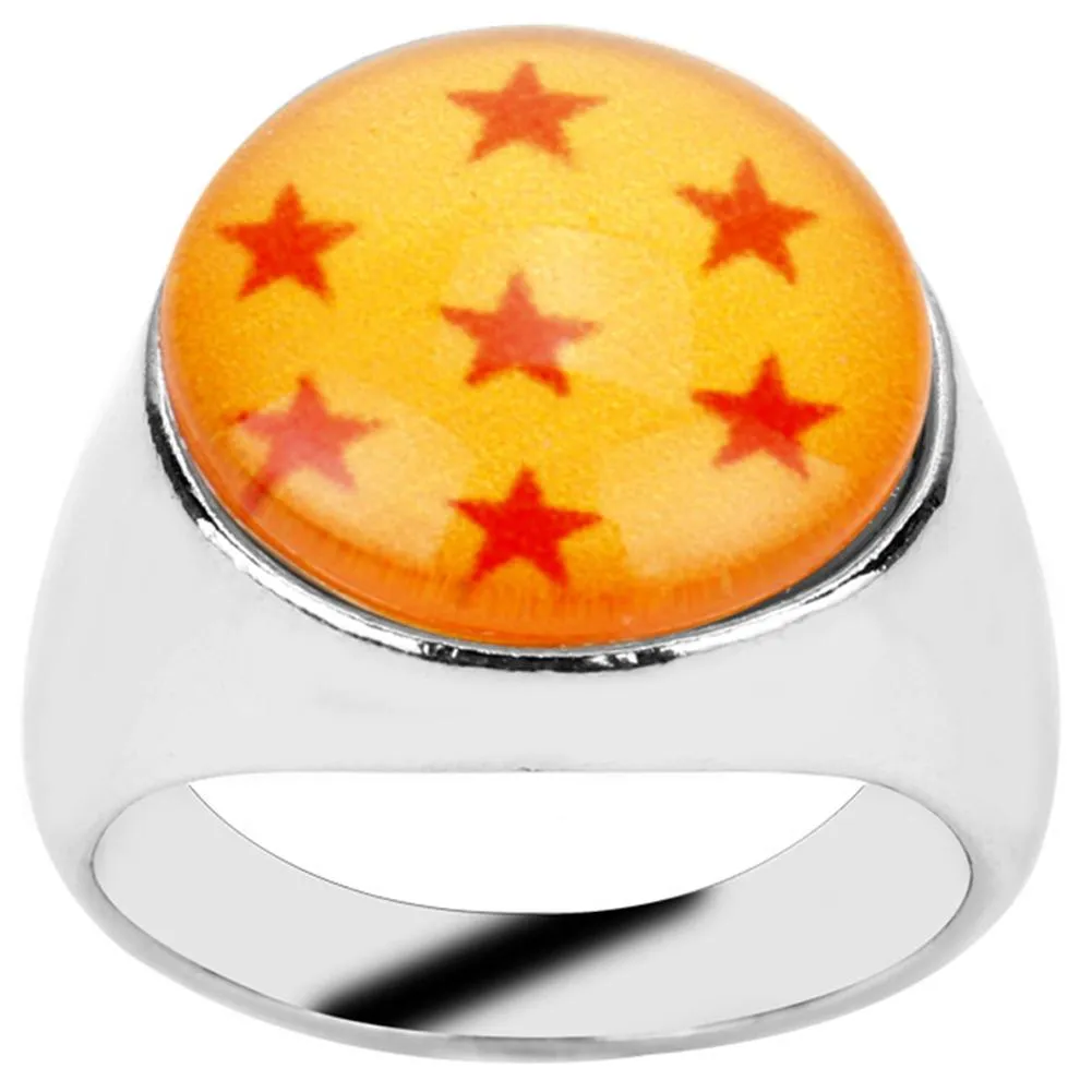 Dragon Ball Goku Z Stars Rings for Men Women Cosplay Punk Jewelry