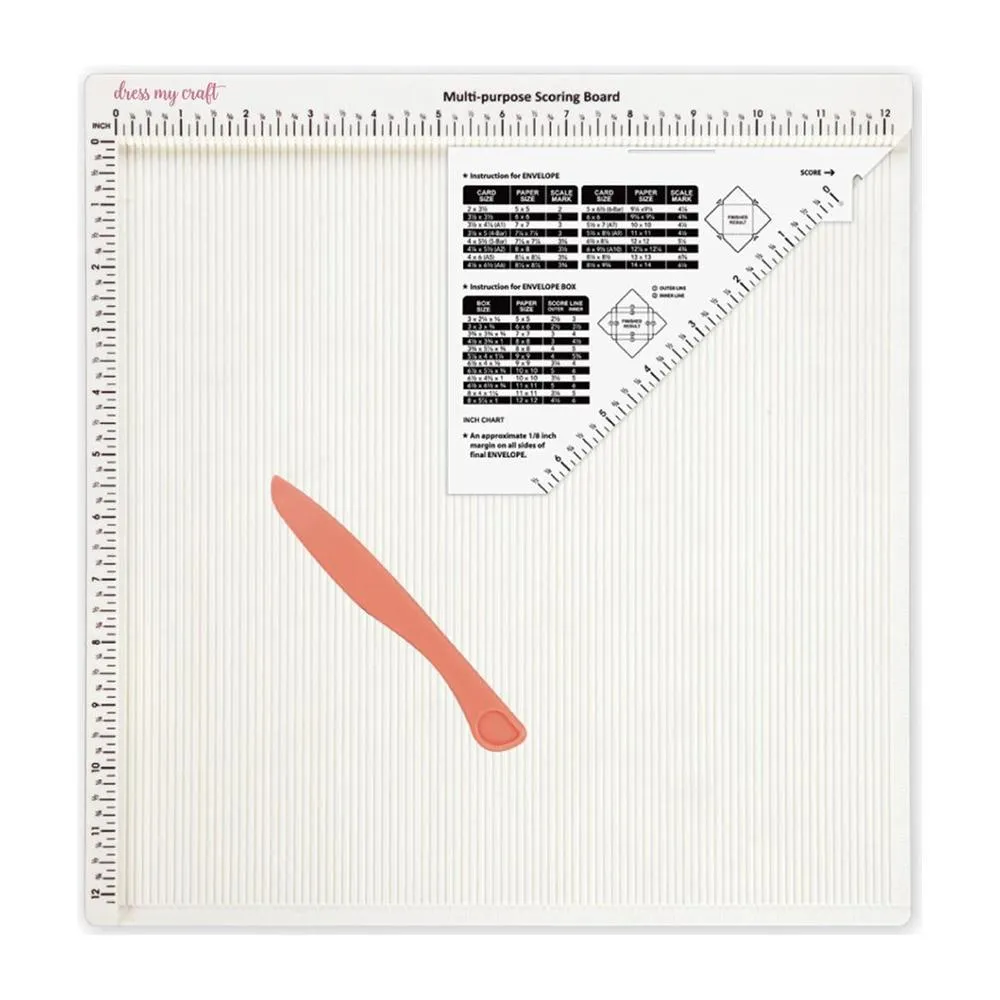 Dress My Craft Multi-Purpose Scoring Board 12 X 12in