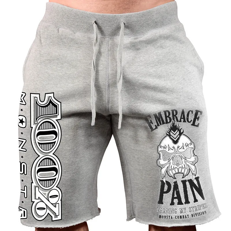 EMBRACE PAIN EARNING MY STRIPES MONSTA EXERCISE FITNESS SHORT