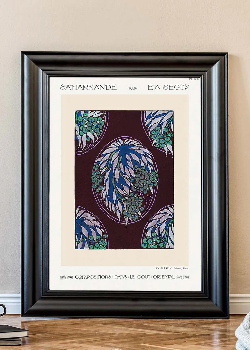Emile-Alain Séguy Art Nouveau Pattern Print 018