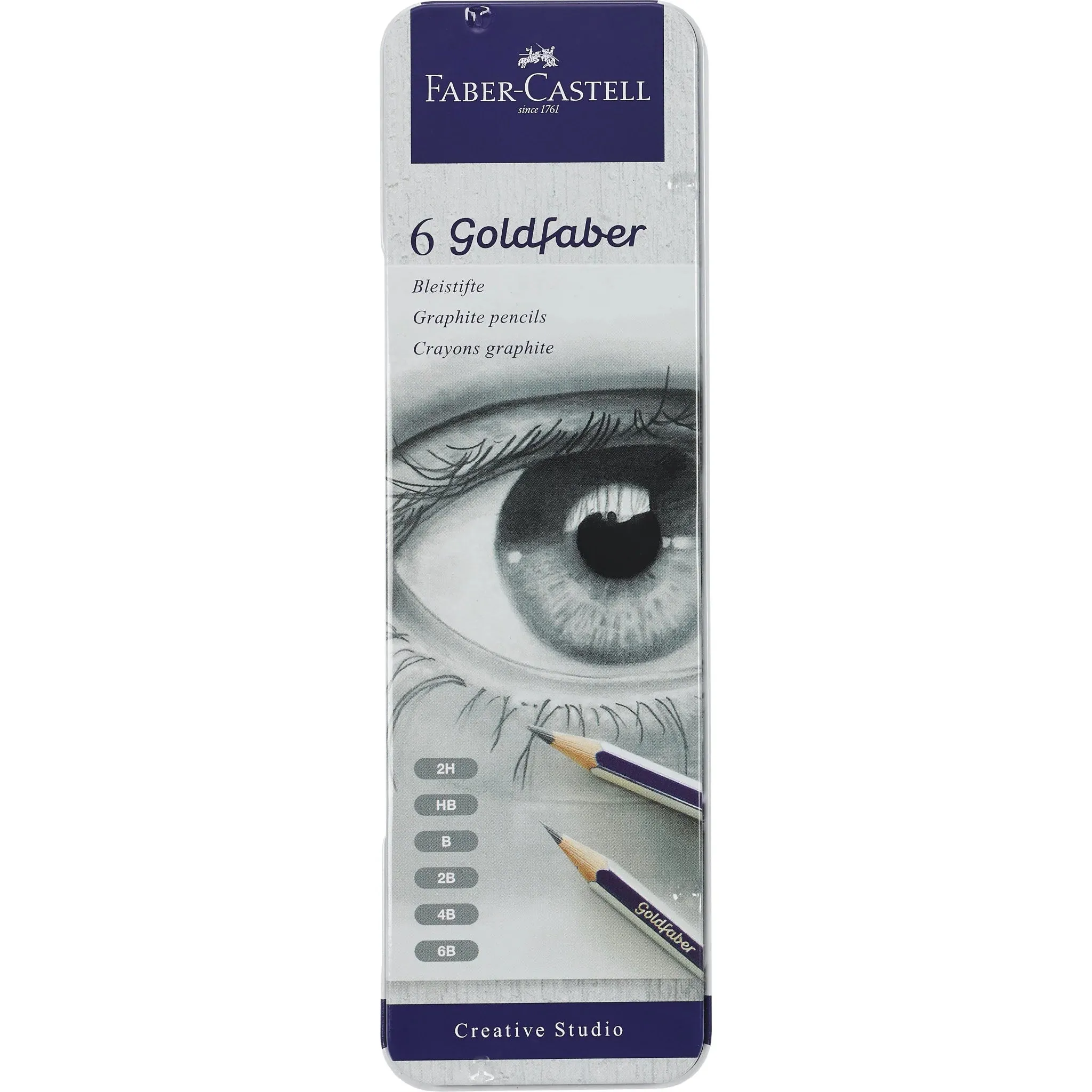 Faber-Castell Graphite Pencils Tin of 6
