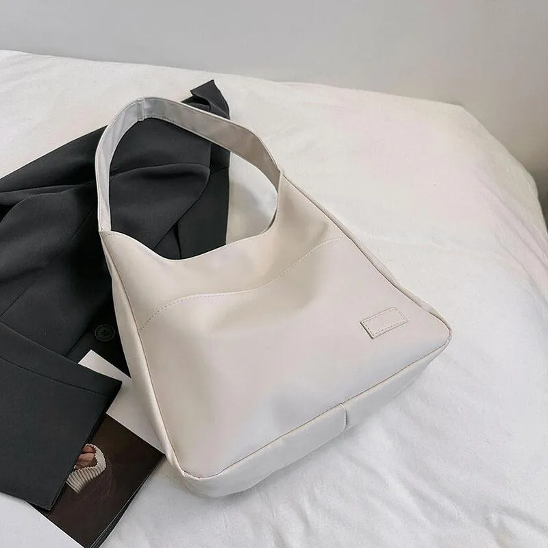 Faux Leather Tote Bag