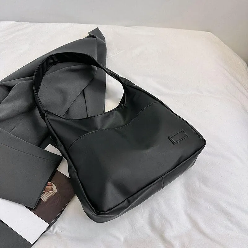 Faux Leather Tote Bag