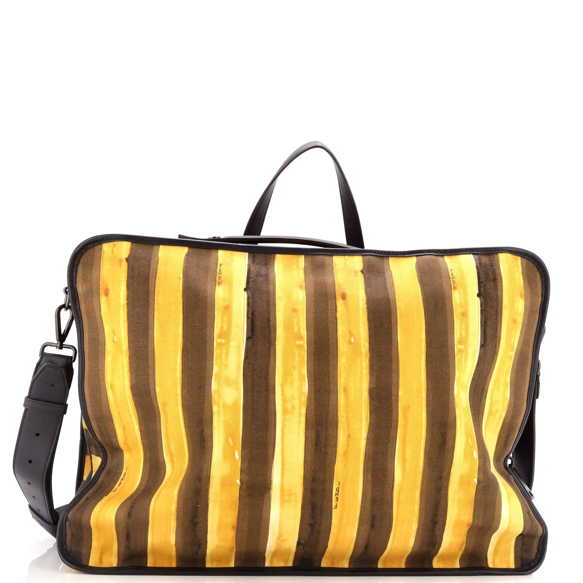 Flower Convertible Tote Pequin Canvas with Applique Large