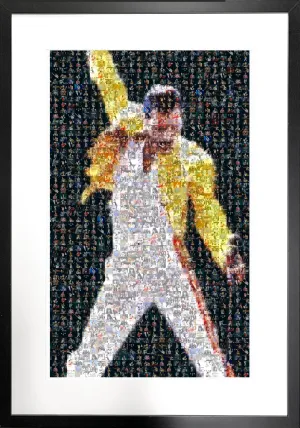 Freddie Mercury Framed