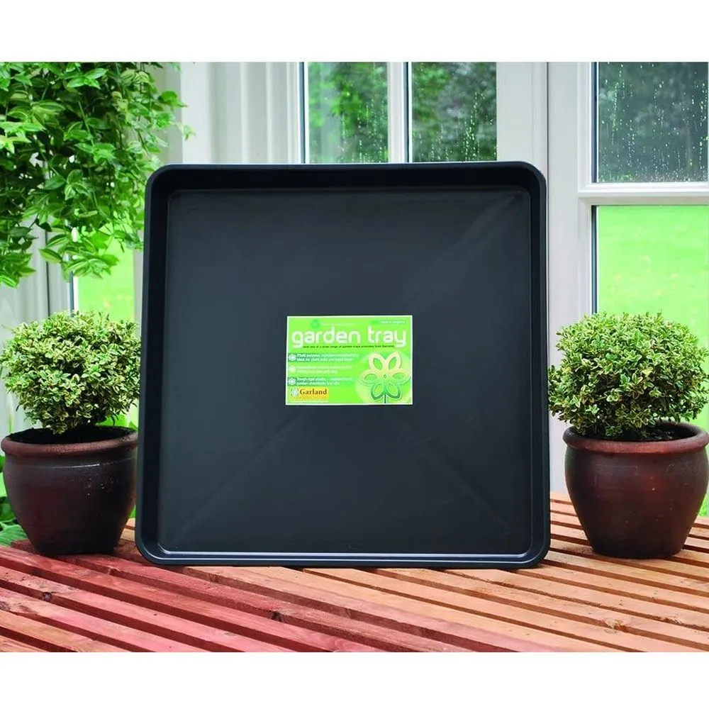 Garland 59cm Black Square Garden Tray
