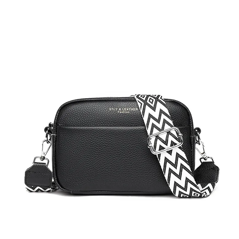 Genuine Leather Petite Crossbody Shoulder Bag
