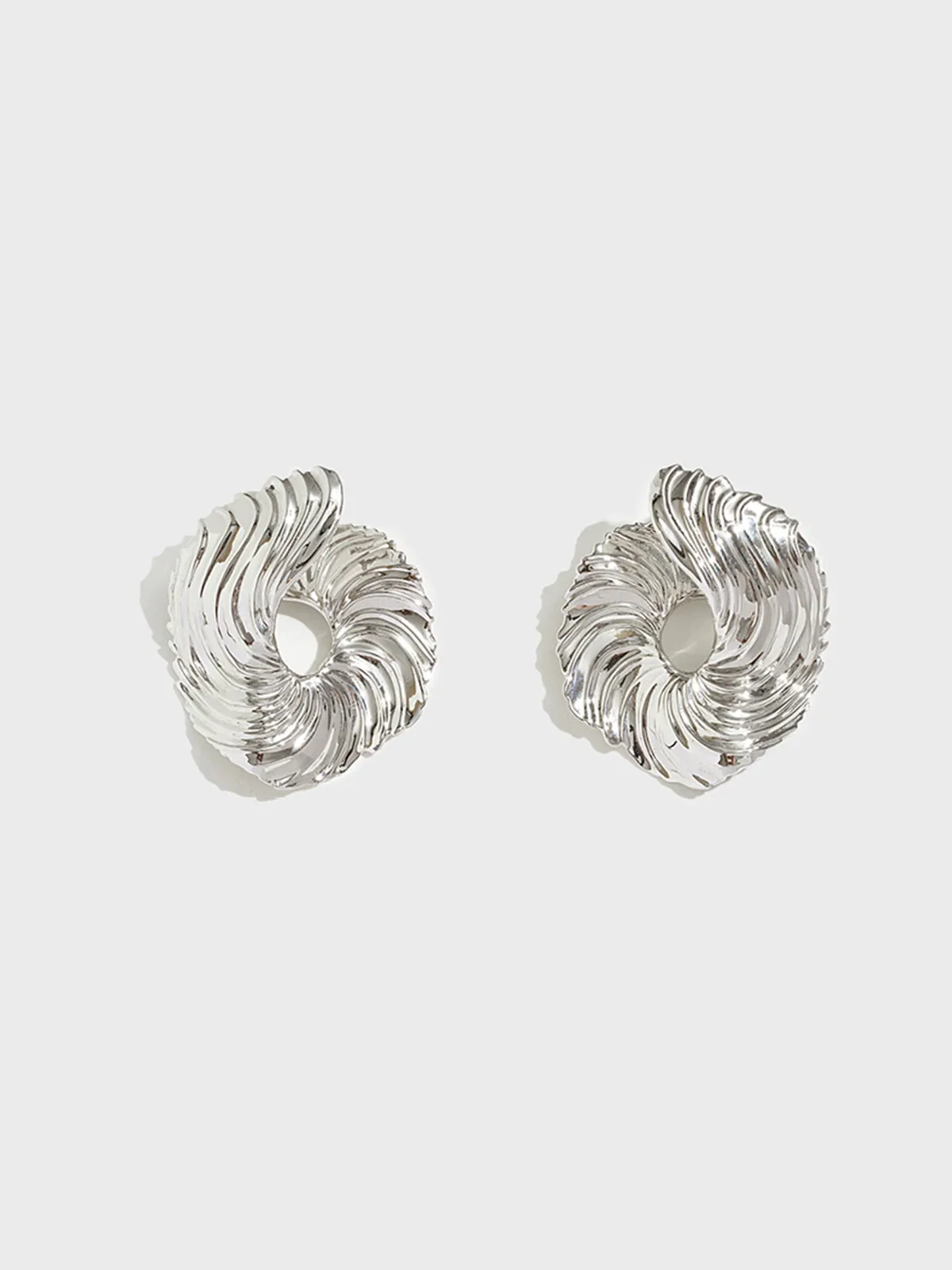 Geometric Irregular Graceful Texture Stud Earrings