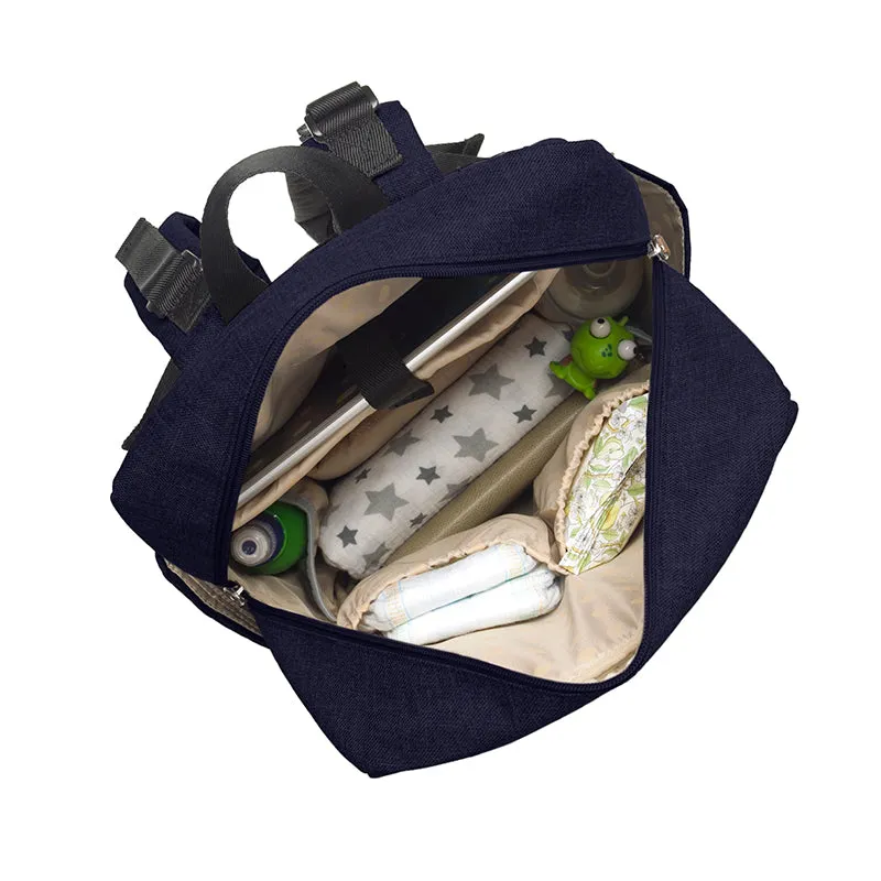 George Backpack Black/Navy