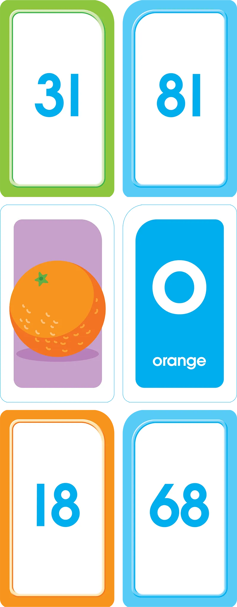 Get Ready Flash Cards Alphabet & Numbers (2-Pack)