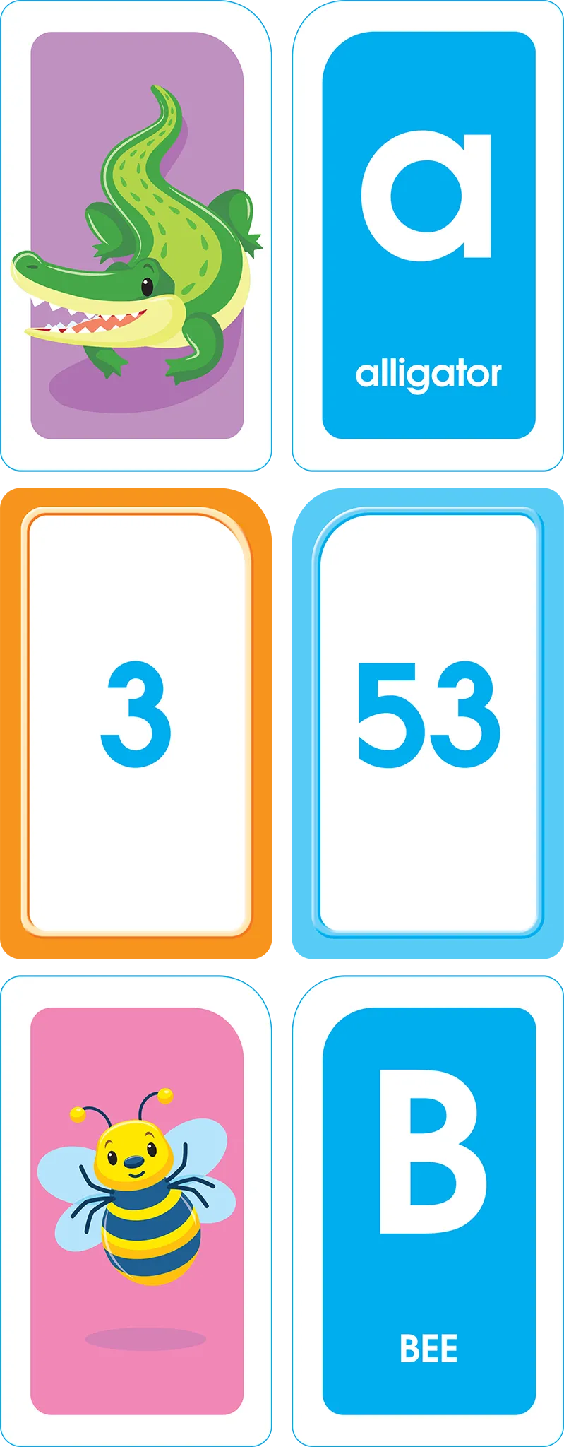 Get Ready Flash Cards Alphabet & Numbers (2-Pack)