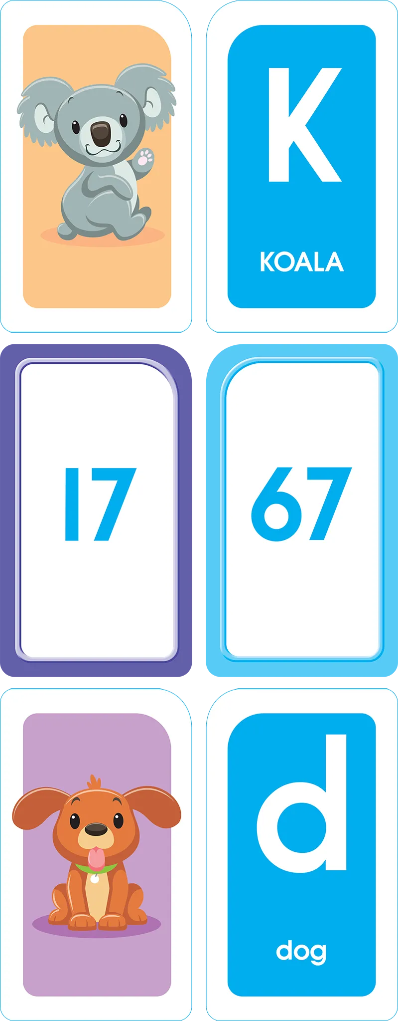 Get Ready Flash Cards Alphabet & Numbers (2-Pack)