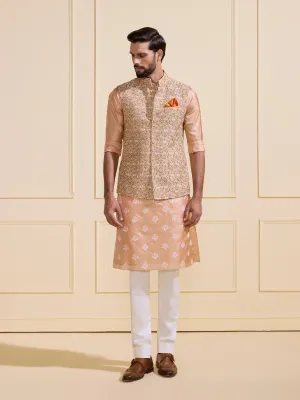 Gilded Weaves: A Waistcoat Of Artistic Mastery