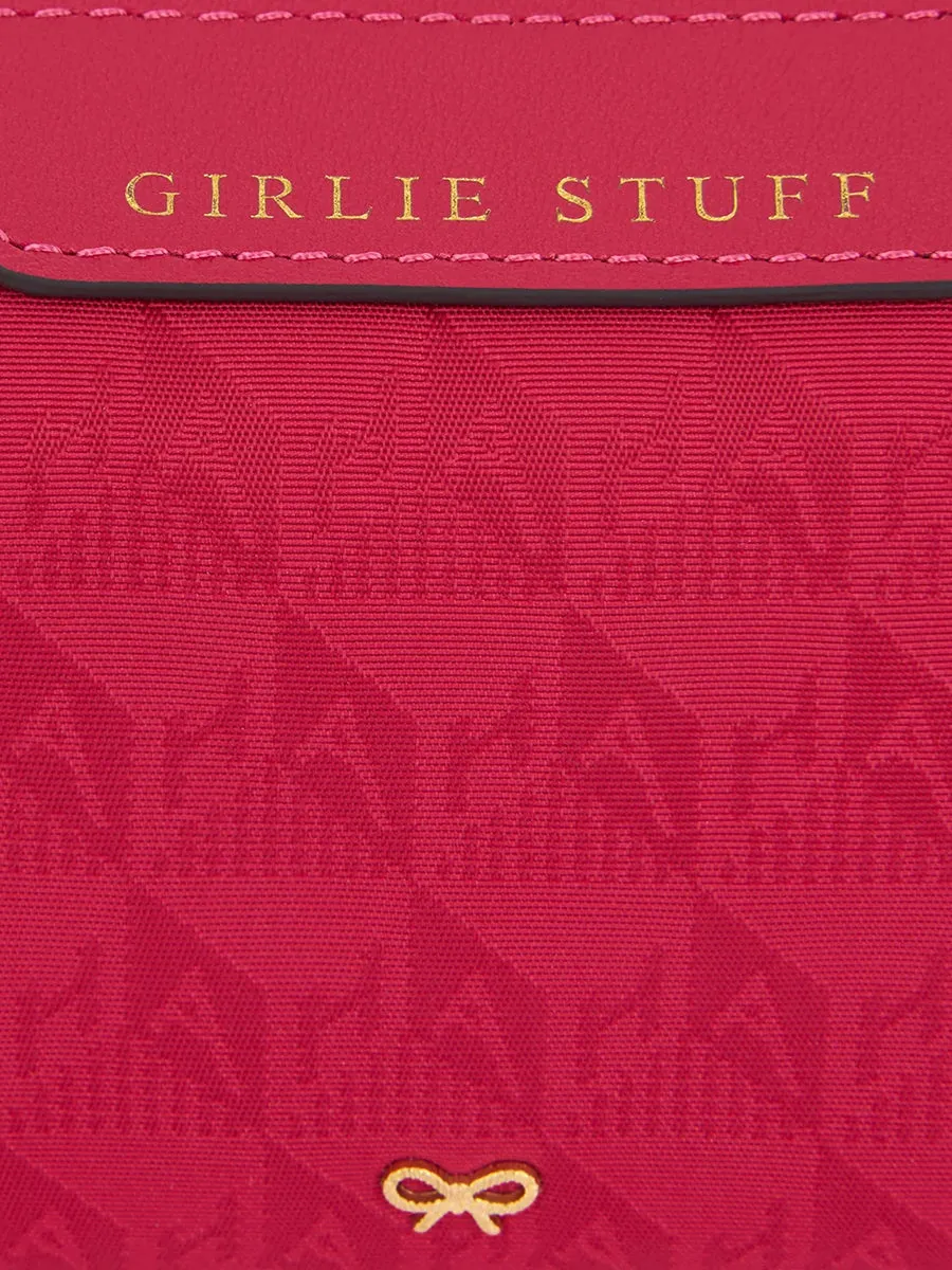 Girlie Stuff Pouch in AH Logo Magenta