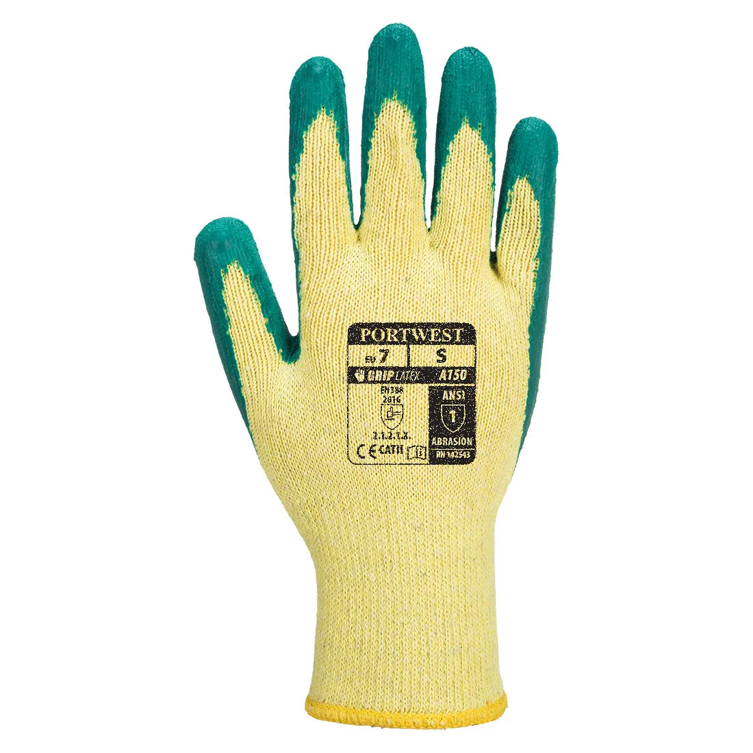 Gloves Maxigrip Green Knit
