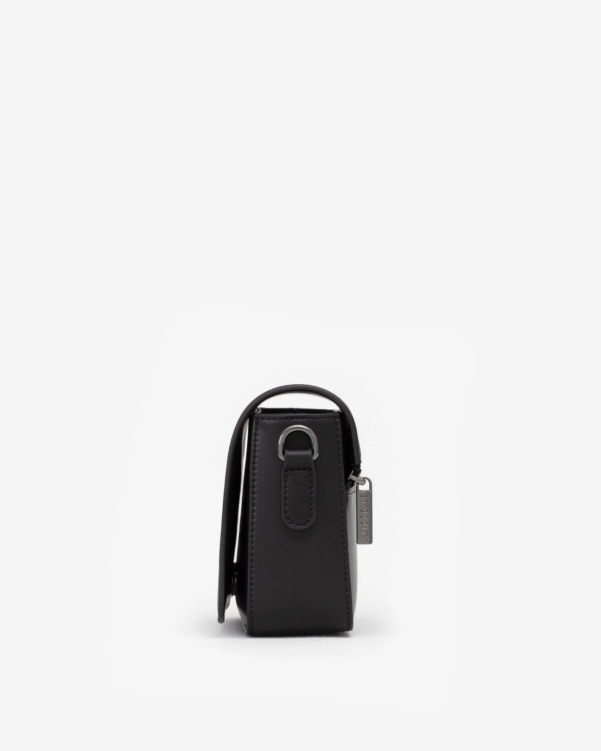 Gold Edition: Crossbody Bag in Black with Personalised Hardware
