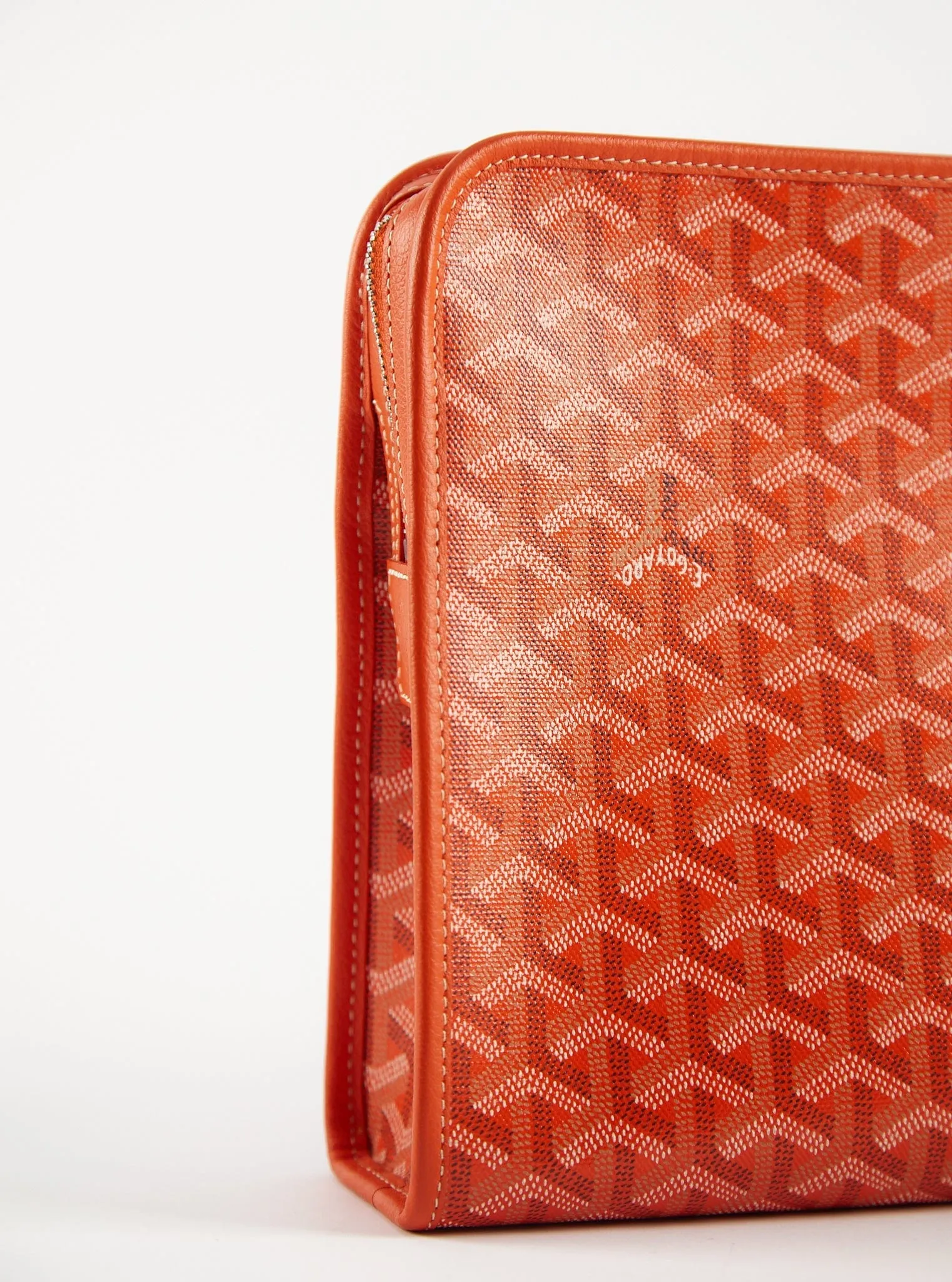 GOYARD Jouvence GM Toiletry Bag in Orange