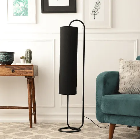 Graceful Full Black  Curve Plant Stand